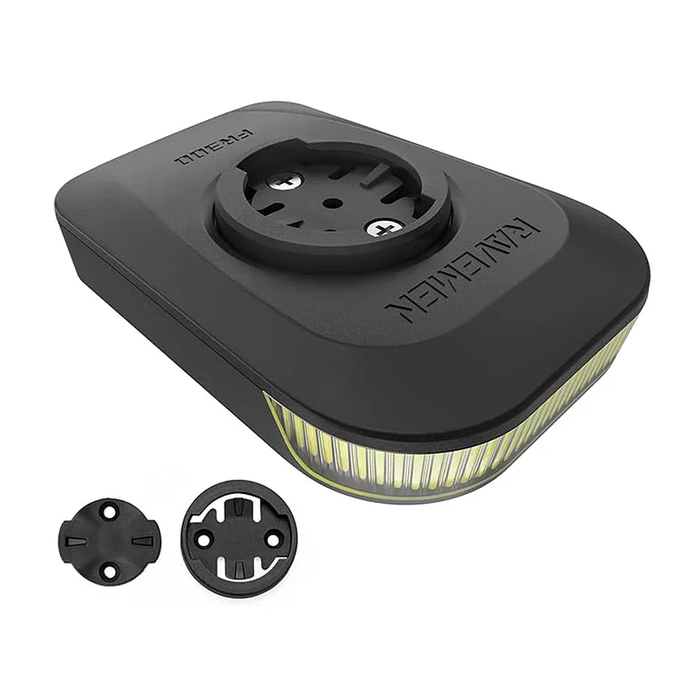 NNEOBA FR300 rechargeable LED bike light, waterproof front headlight for bicycles.